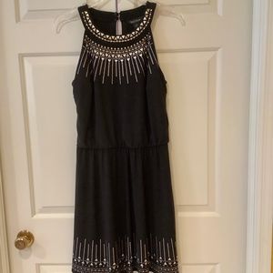 Embellished Little Black Dress WHBM Size Small
